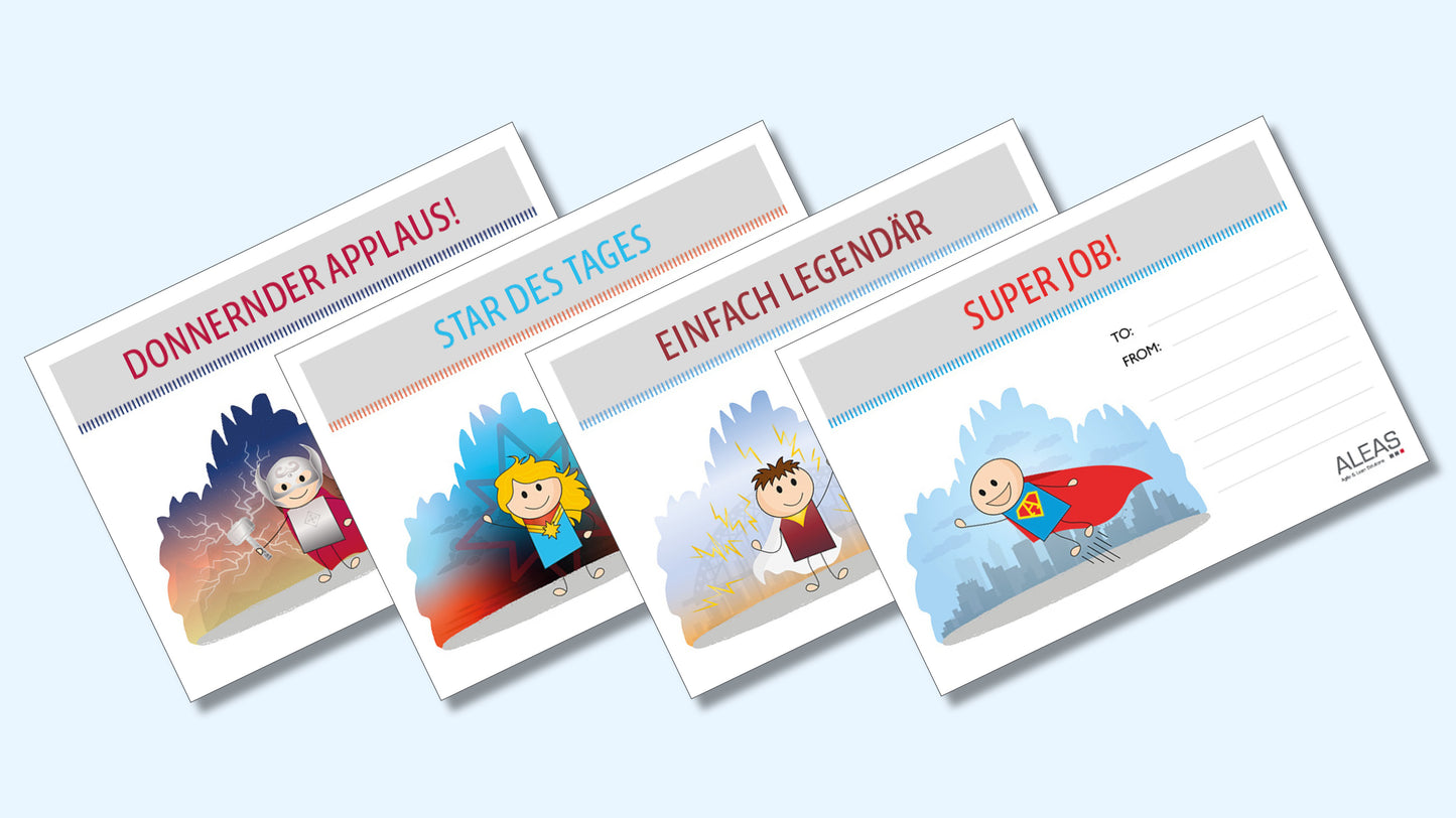 Kudo Cards Download - Superhero Edition