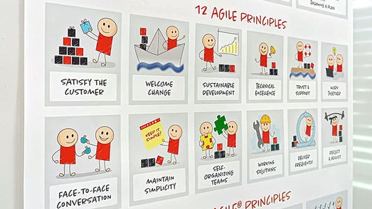 Agile Values & Principles Poster